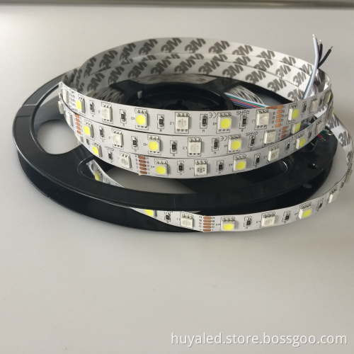 Factory Direct SMD 5050 RGB+W 72 LEDs/m DC24V LED Light Strip